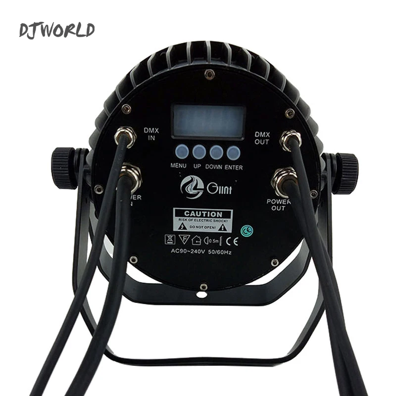 DJWorld Водонепроницаемый светодиодный Par 9x18 Вт RGBWA+ UV 6в1 Уличные светодиодные DMX стандартные светильники для сцен и студий театральные светильники IP65 туристическая из алюминиевого сплава