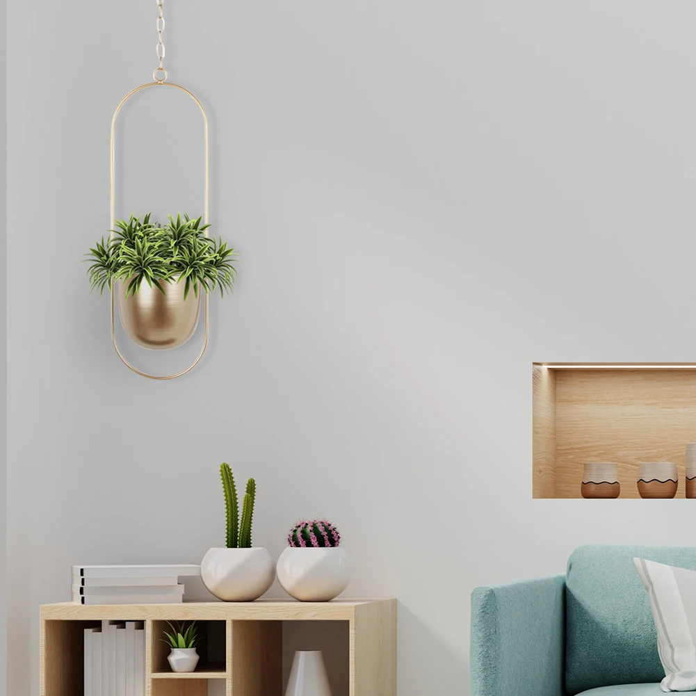 Подвесная металлическая железная цепочка в скандинавском стиле для цветочных