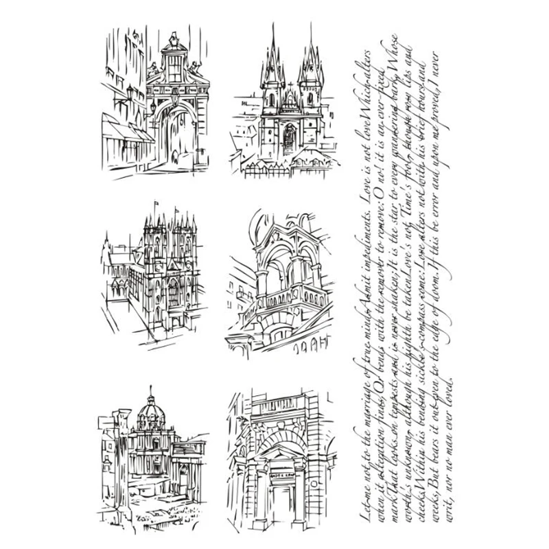 Европейские городские Угловые марки задние марки|stamps post|stamp stampstamp card |