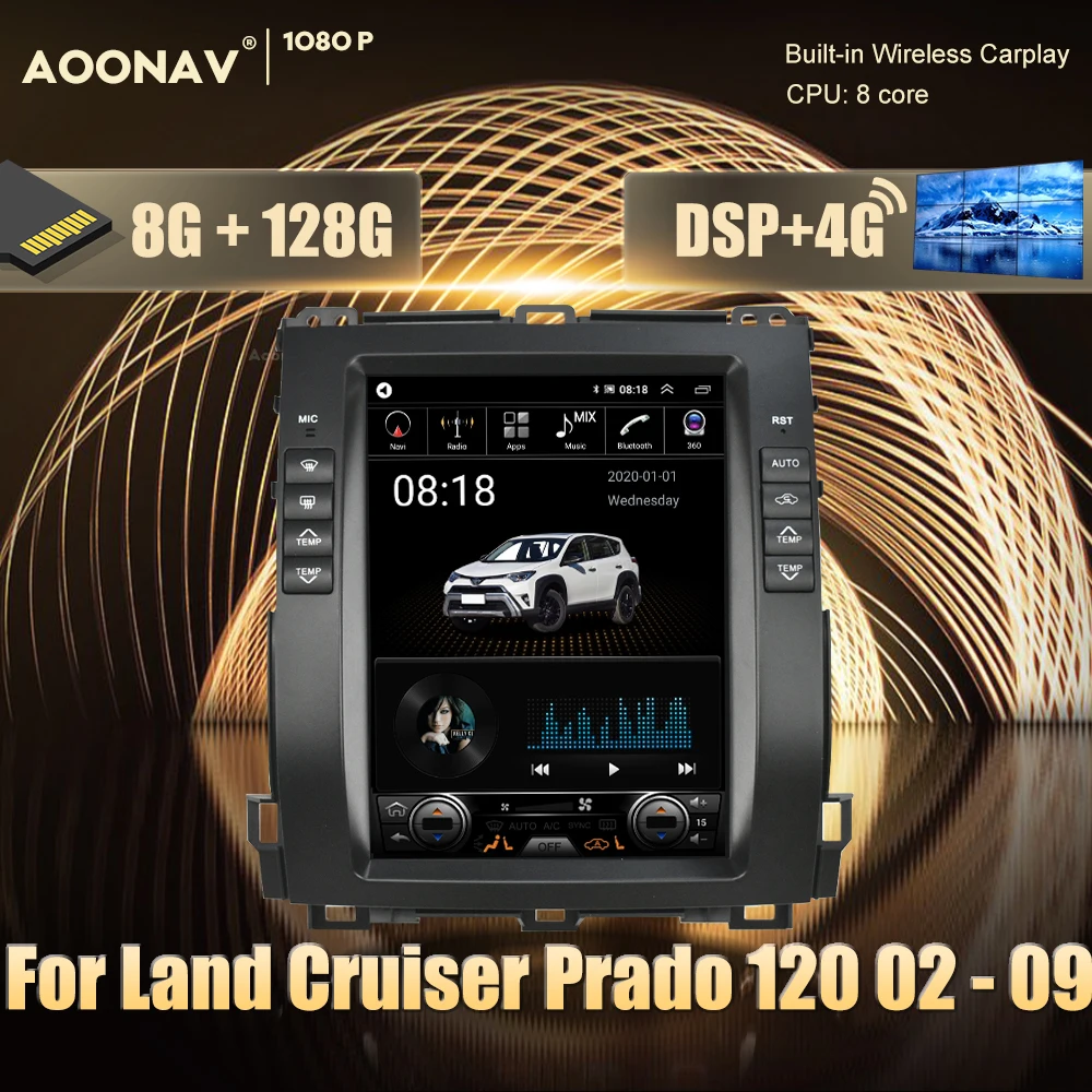 Автомобильный радиоприемник для Lexus GX470 автомобильный стерео Мультимедийный