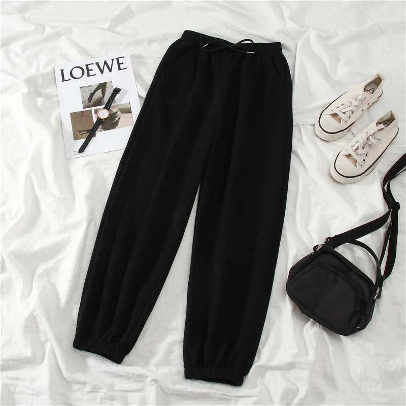 

Women's pants Oversize Jogging Korean Loose aesthetic plus size harajuku Sweatpants clothes High waisted trousers harem pants