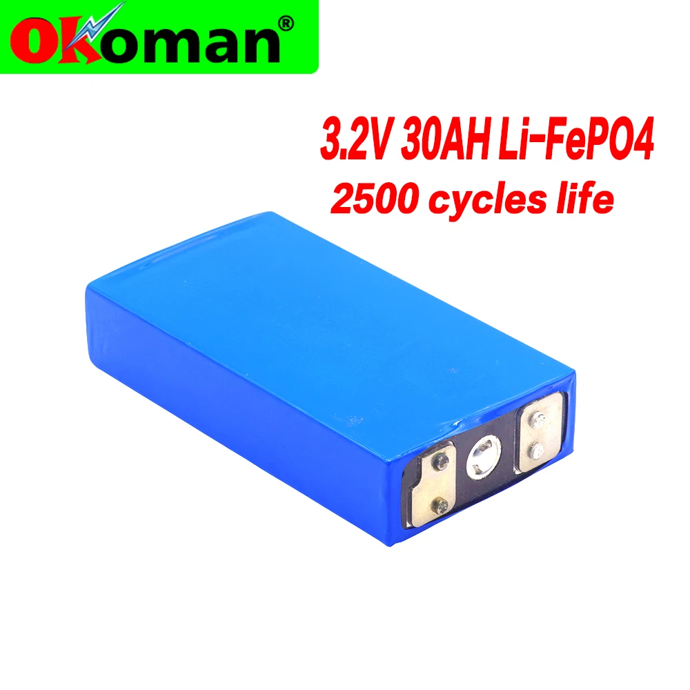 2 шт. 3 v 30ah аккумулятор LiFePO4 фосфат набор сделай сам для 12v Li-FePO4 е-байка и самокат