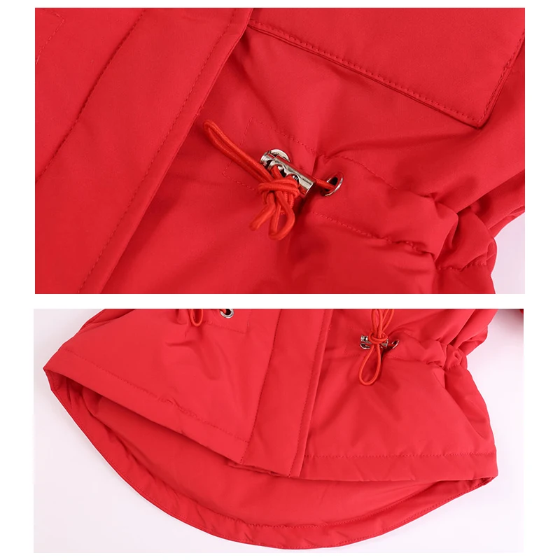 Детские модные зимние комплекты одежды для маленьких девочек лыжный костюм