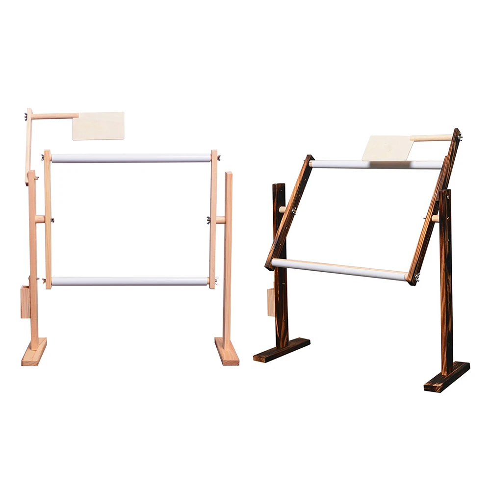 

Desktop Embroidery Floor Stand Solid Wood Cross Stitch Frame for DIY Needlework Chinese Cross Stitch Sewing Accessory