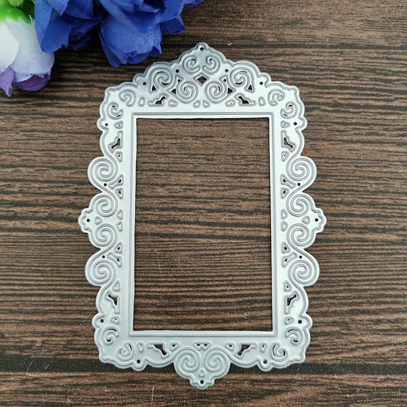 Кружевные металлические трафареты для пресс-формы для DIY Скрапбукинг Декоративные тиснения ручной работы высечки шаблон