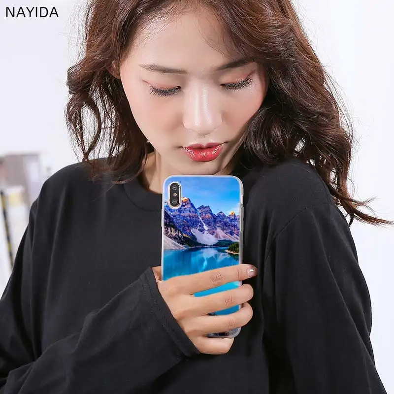 Мягкий чехол для Xiaomi Redmi 9 8 7 6 5 4a 4x 9at 9Prime K20 Pro 9a 8a 5Plus с Горным лесом | Мобильные