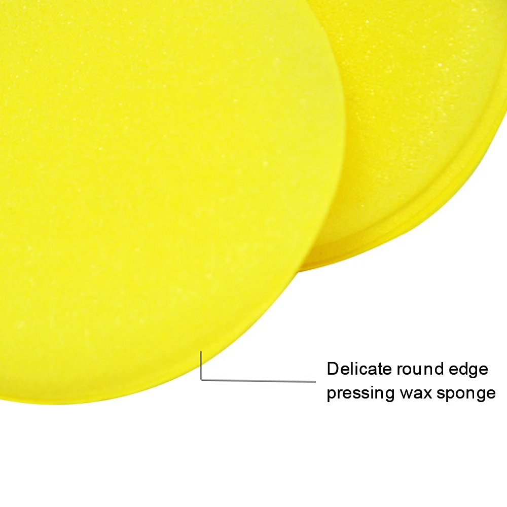 Car Foam Sponge Wax Applicator Cleaning Detailing Pads Soft Accessories Dust Remove Auto Care Polishing Pad | Автомобили и