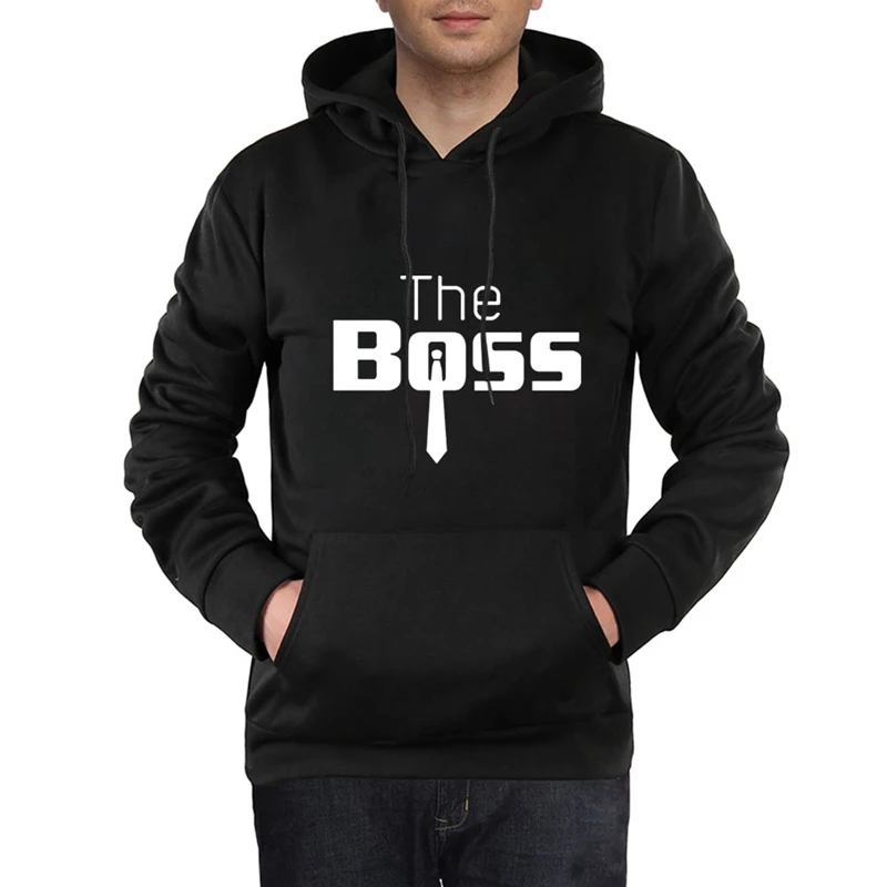 The Boss The Real Boss толстовки для пар для женщин и мужчин свитшот с надписью для влюбленных пары худи пуловеры в стиле кэжуал подарок