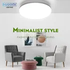 Ультратонкая потолочная светодиодная панельная лампа, современный светильник льник дневного света для гостиной с поверхностным креплением, 48 Вт, 36 Вт, 24 Вт, 18 Вт, 85-265 В переменного тока