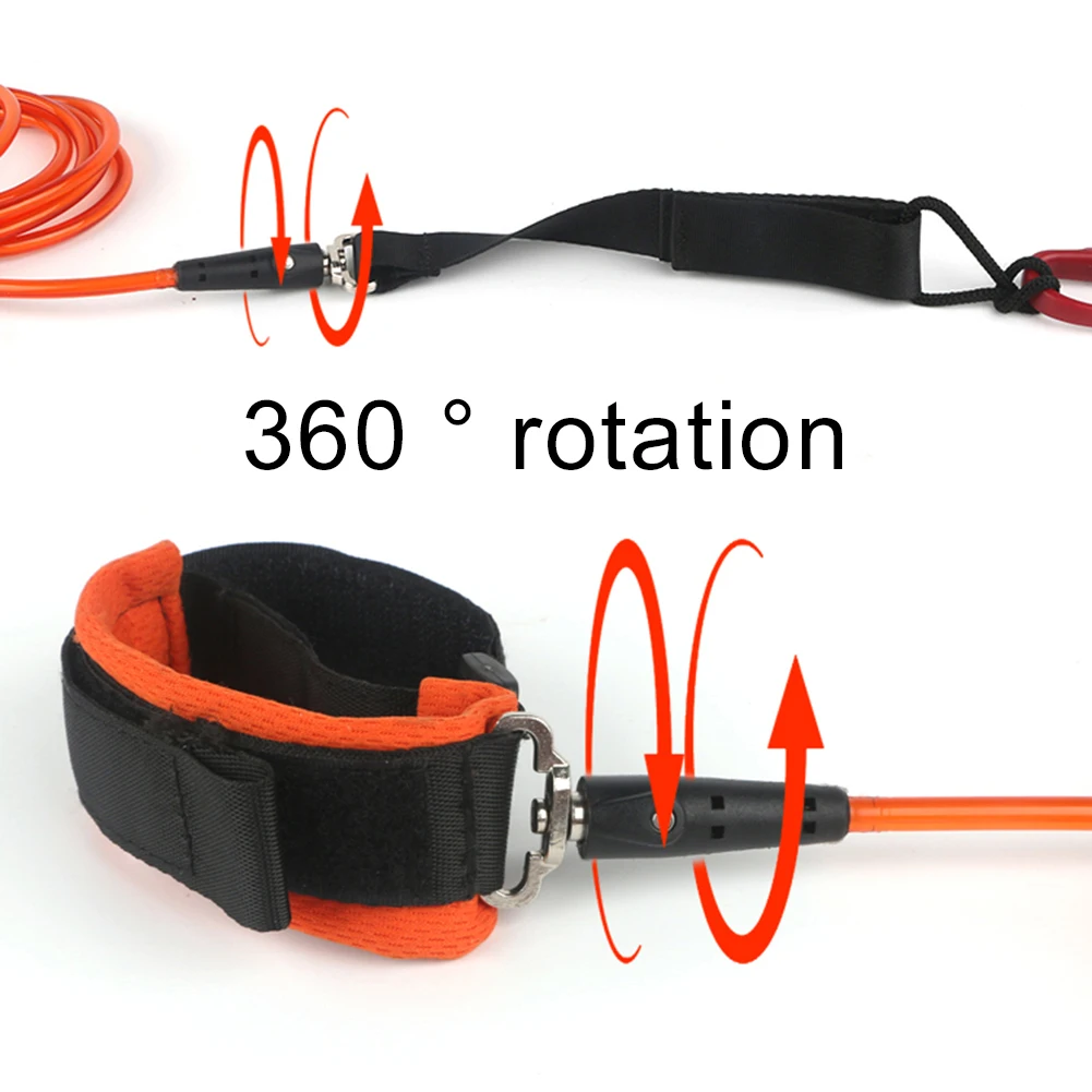 

7mm Surf Belt Surfboard Coiled Leash Adjustable Ankle Cuff Surfing Board Traction Rope Vertical Paddle Leash Surf Accessories
