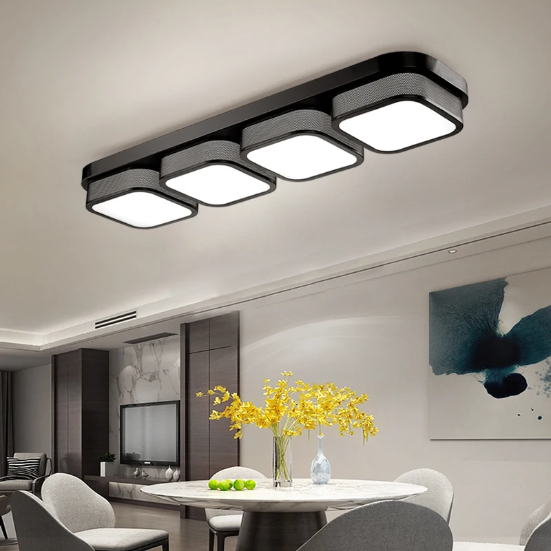 Современный простой светодиодный потолочный светильник с дистанционным