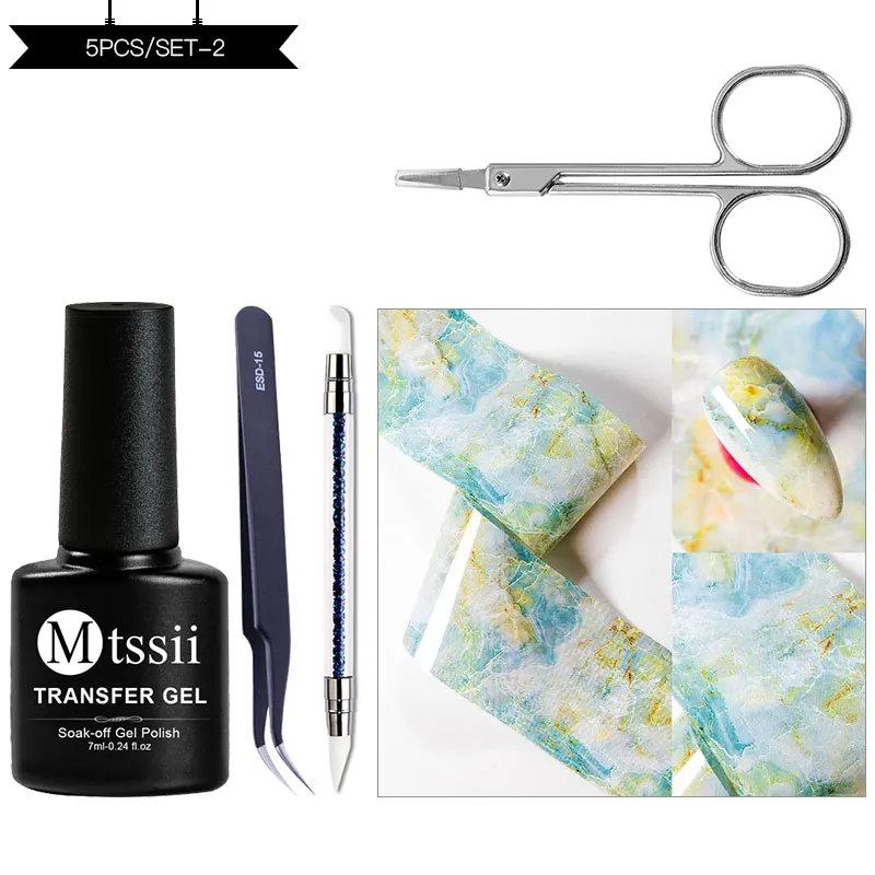 Переводная фольга набор гель для ногтей клейкая наклейка искусственная звездное