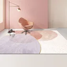 Современный минималистский Стиль Гостиная большие ковры коврики геометрический Коврик Спальня прикроватный Nordic большой ковер