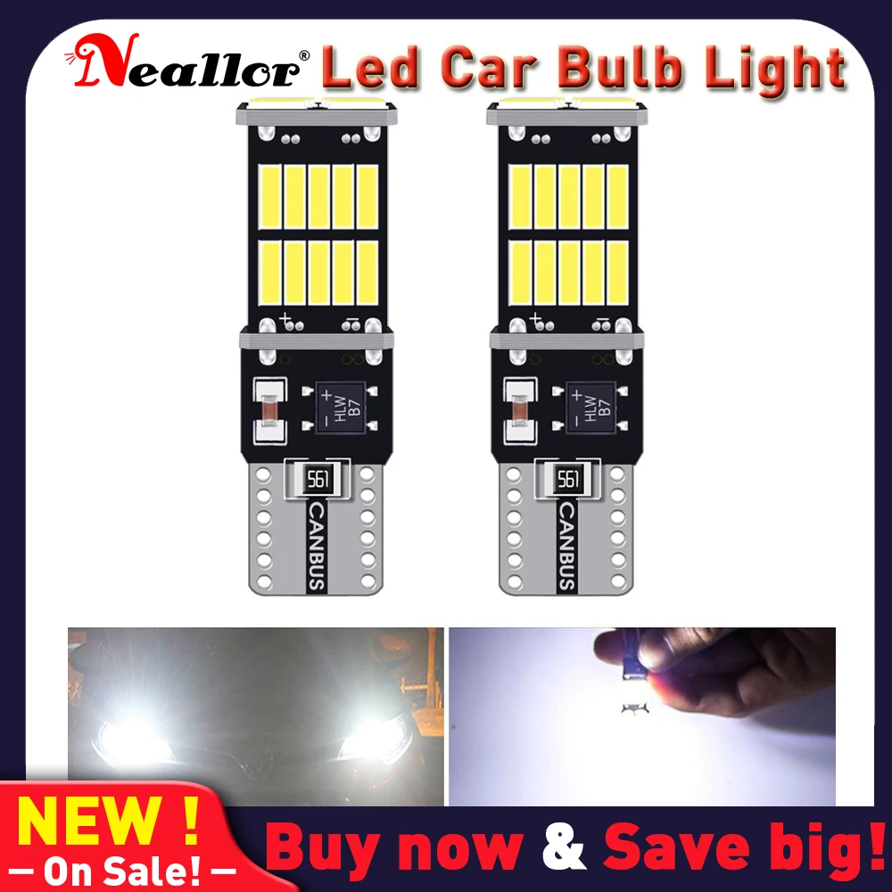 

2x T10 Led Canbus W5W Led Car Interior Light 26led 4014smd 194 168 620 No Error Reading Dome Light Instrument Plate Lamp 12V 5w5