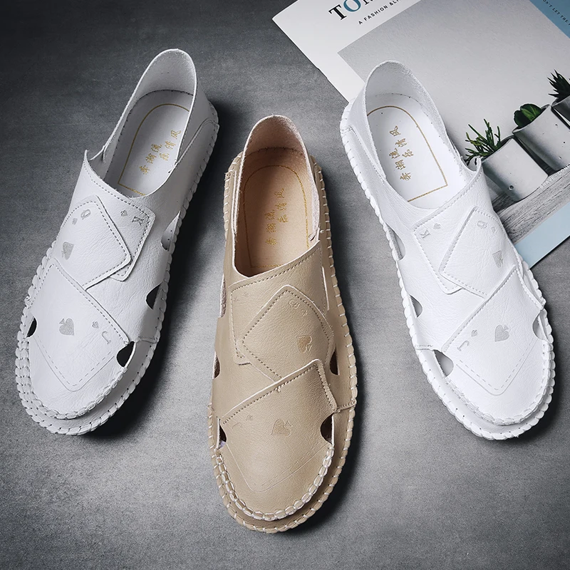 

Sapato Casual Zapatillas Casual Hombre Breathable Shoes Fashion Men Sneakers Mesh 2020 Leather Man Shoe Sneaker Flat