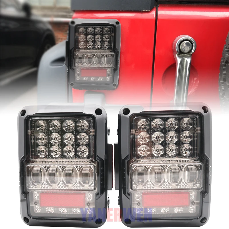 Светодиодсветодиодный стоп сигналы США/ЕС задние сигнальные фонари заднего хода