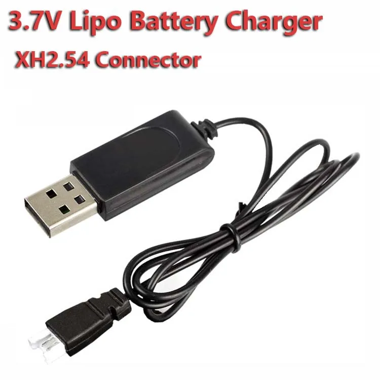 

20PCS/Lot 3.7V XH2.54 Plug Connector Lipo Battery USB Charger Cable SYMA X5C X5SW X5SC RC Quadcopter Charger Accessory Wholesale