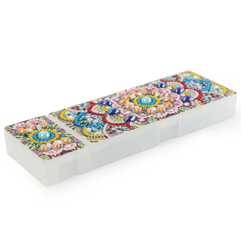 DIY Чехол карандаш особой формы алмазная живопись 2 сетки Мандала ювелирные