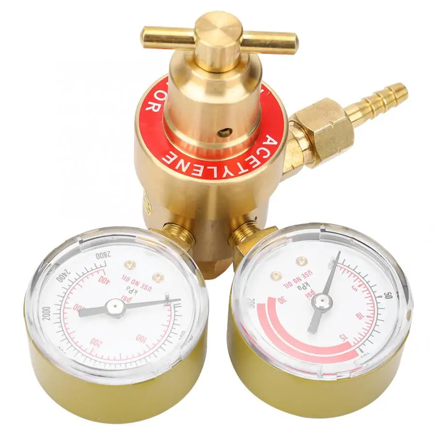Air Pressure Regulator CGA200 Acetylene Gauge Female Thread for Commercial Industrial Use Argon | Инструменты
