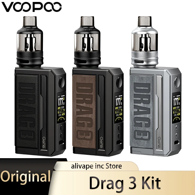 Оригинальный комплект электронной сигареты VOOPOO Drag 3 177 Вт с баком TPP 5 мл