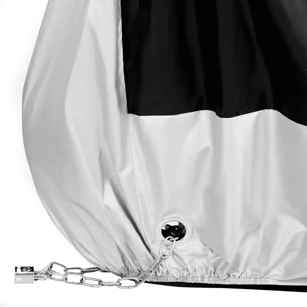 190t motorcycle waterproof cover outdoor silver uv sun protector scooter all season rain dust proof covers xxxl xxl xl free global shipping