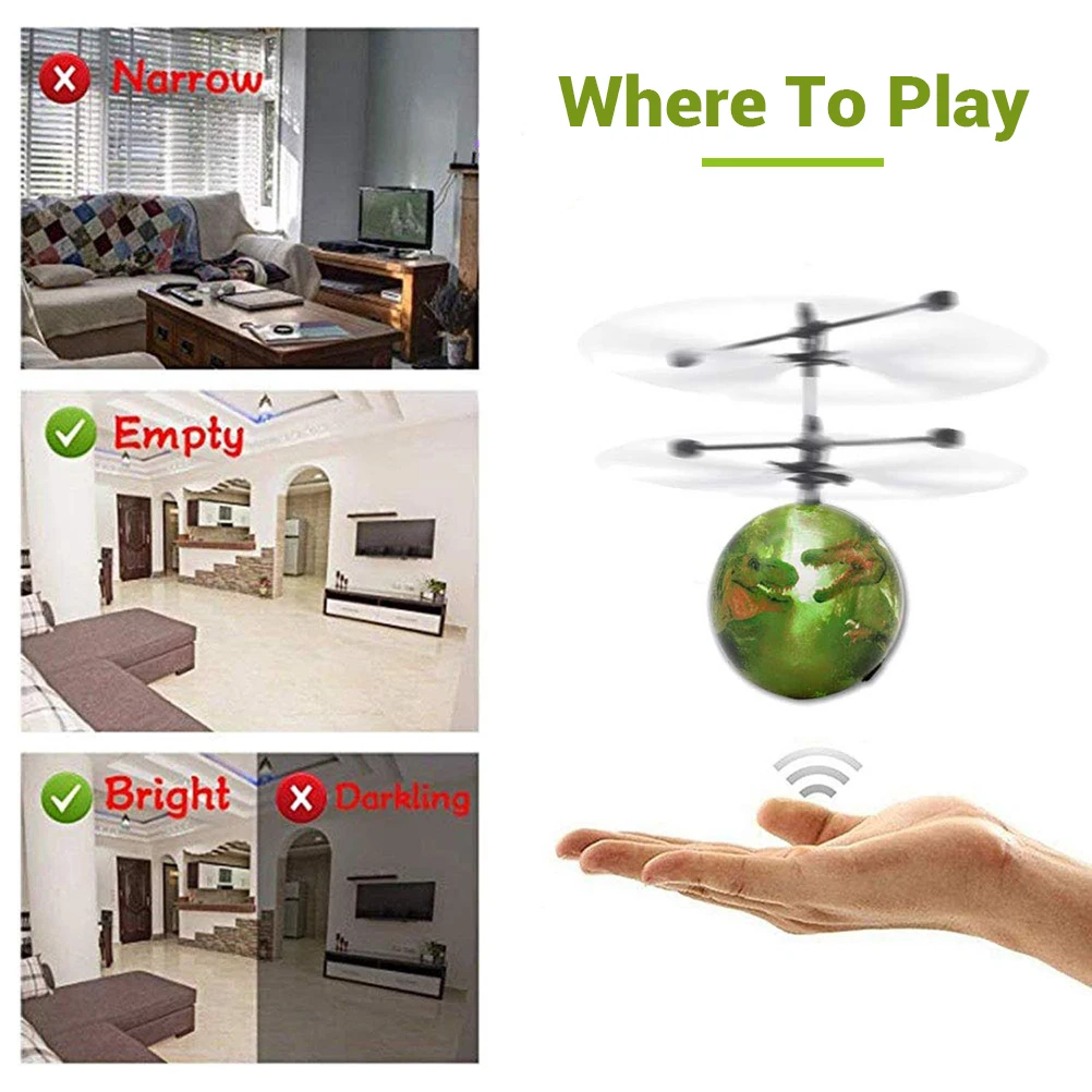 Динозавр хрустальный шар индукционный вертолет вентиляторы вы подвесной ручной