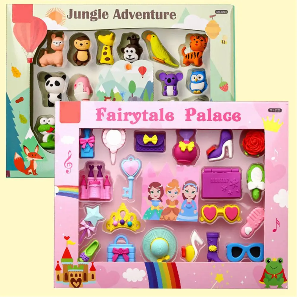 Забавный космический динозавр ластик-принцесса детские школьные принадлежности