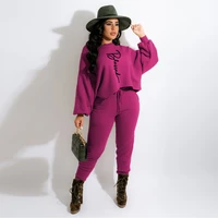 loungewear women 2 piece outfits letter sexy womens sets clothing loose casual long sleeve streetwear two pieces suits