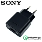 Оригинальное быстрое зарядное устройство Sony 18 Вт, зарядное устройство с Micro USB для xperia Z1, Z2, Z3, Z4, Z5, z3C, Z5P, Xpxa1, XZ, XZs, XC, XZp, XZ1, XZ1C, Xz, XZ2
