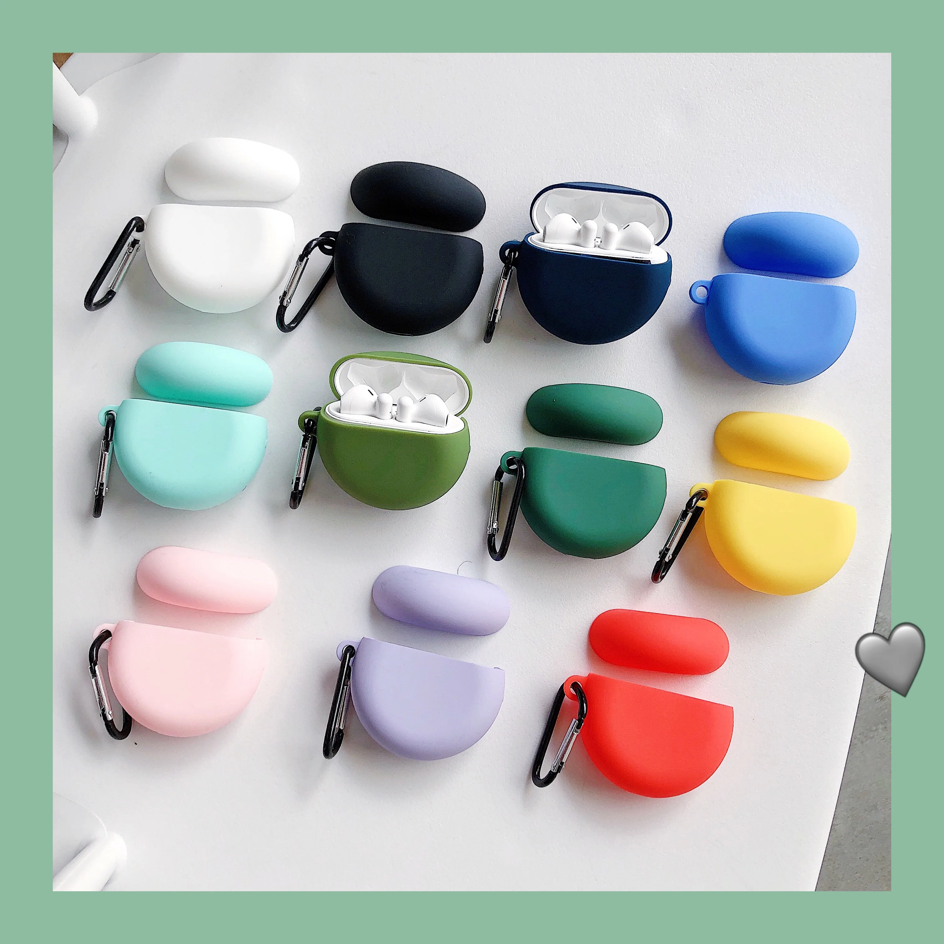 Мягкий силиконовый чехол для наушников Huawei Freebuds 3 FreeBuds Pro Free Buds Bluetooth беспроводная