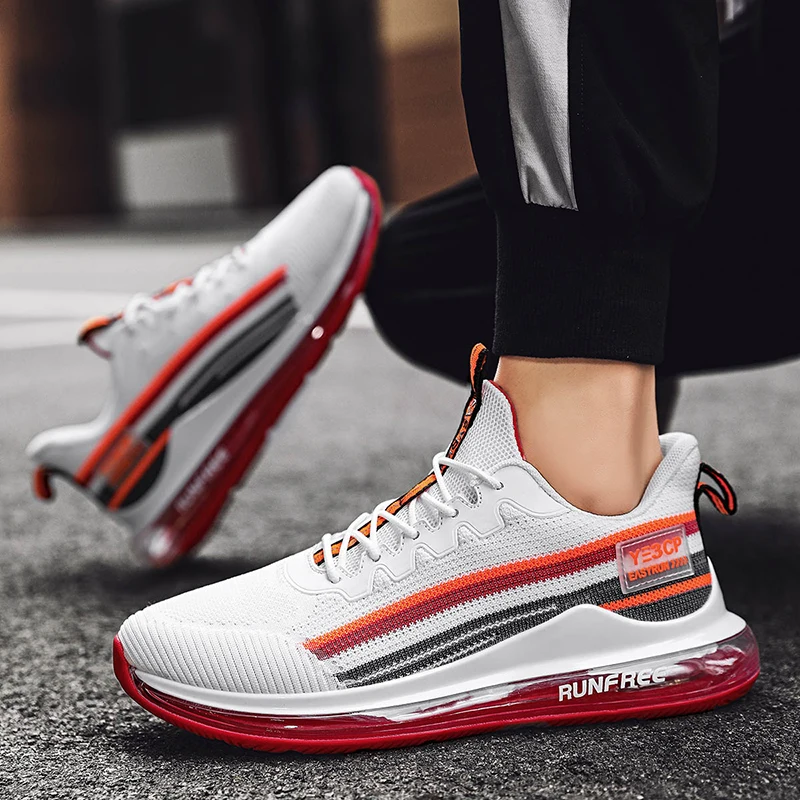 

Fashion Sneakers Men Vulcanized Shoes Air Mesh Mens Trainers Lightweight Casual Shoes Men Footwear Tenis Masculino