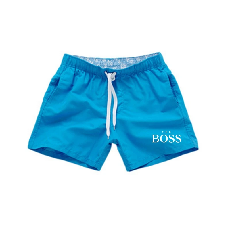 

Yes Boss Funny Beach Shorts Print 2021 Summer Sportswear Jogging Pants