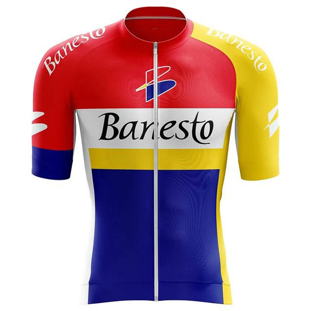 Велосипедная команда Aero Джерси велосипедные ретро мужские летние платья с