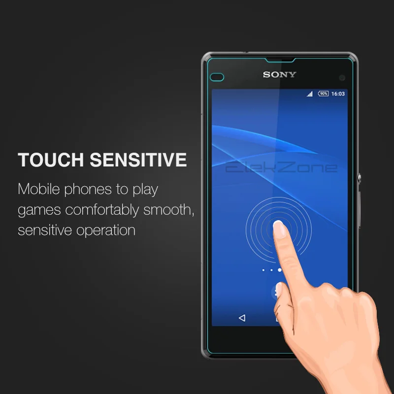 Закаленное стекло 9H HD с нано покрытием пленка для Sony Xperia Z1 Compact Защита экрана