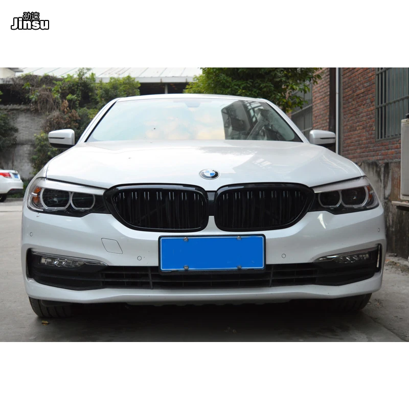 Передняя решетка для BMW G30 5 серии 525i 530i 540i из АБС пластика глянцевый черный
