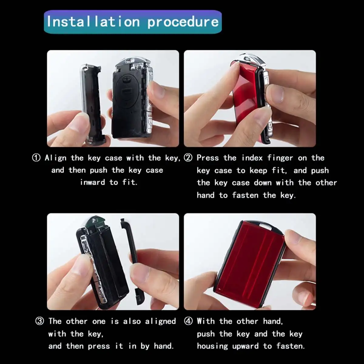 

Car Key Case Cover For Volvo XC40 XC60 XC90 V90 S90 T5 T6 T8 New Resin High-end Car Key Case Smart Remote Protection Package