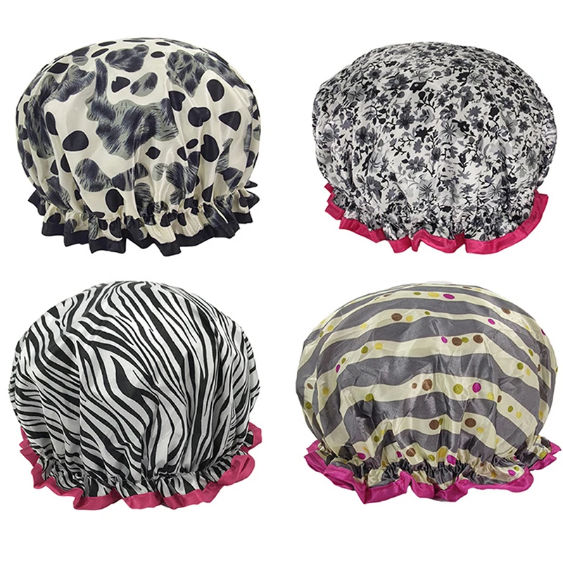 

10color Waterproof Shower Cap High-quality Thicken Bath Hat Bathing Cap For Women Spa Bath Accessory Hair Salon Bathroom Product