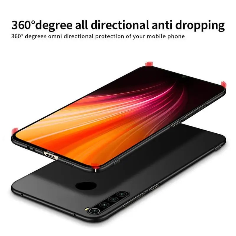 Чехол-накладка для Xiaomi Redmi Note 8 Pro 8T 8 8A стильный Гладкий ультратонкий PC матовый чехол для телефона для Xiaomi Redmi Note 8 чехол