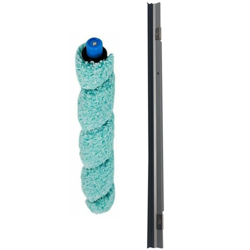 

5 Pcs Washing Robot Accessories: 4 Pcs Floor Washing Robotic Cleaner Main Brush & 1 Pcs Scraper Wiper