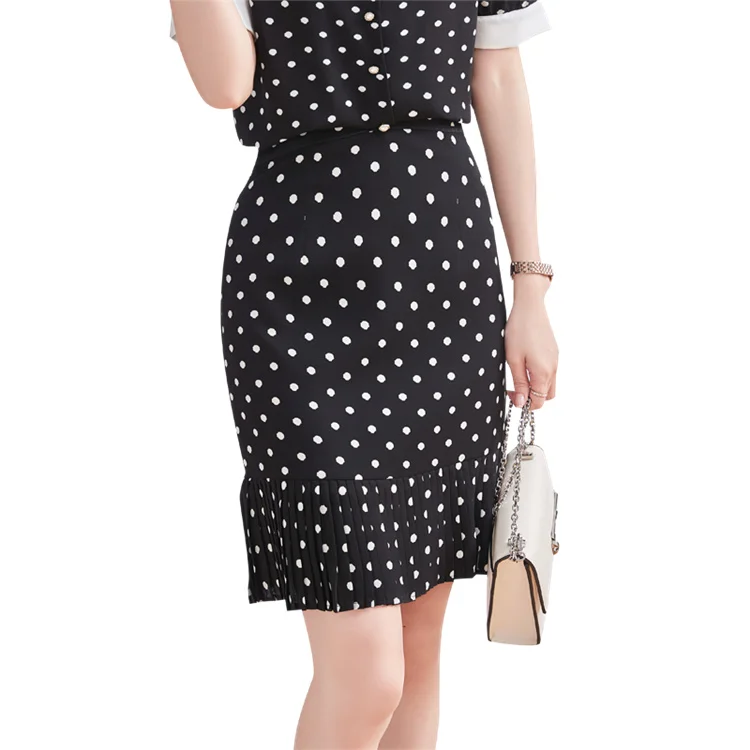

AQH 2021 Summer New Polka Dot Skirt 21163