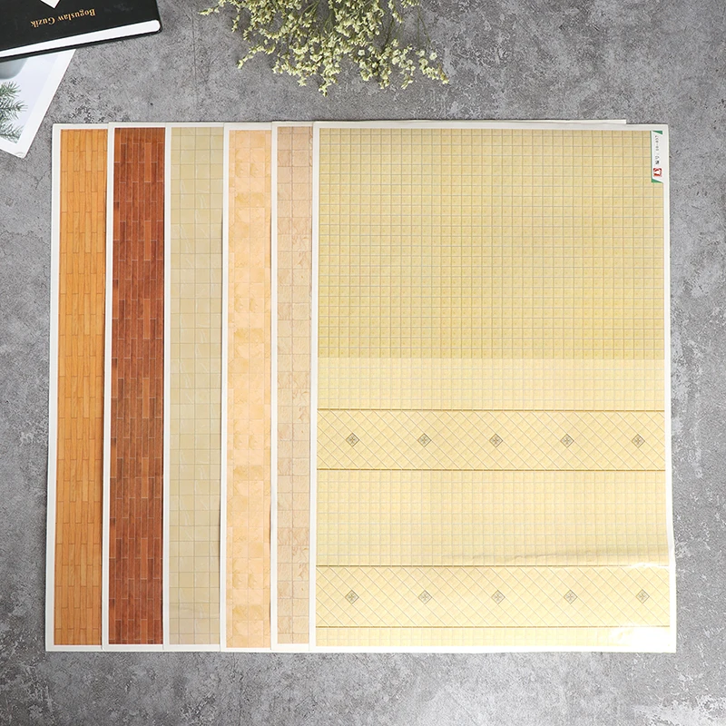 

1:12 Кукольный домик Мини проектор для домашнего стены Бумага наклейки на стену фотообои пол наклейки декор