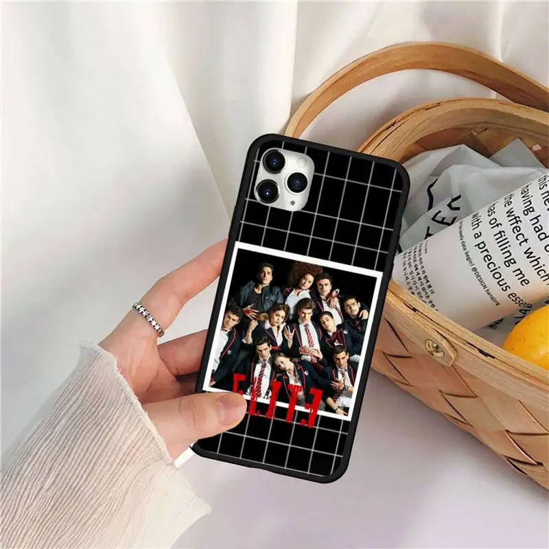 

Spanish TV series Elite Phone Case for iPhone 11 12 Pro X XS Max Mini XR 7 8 Plus SE 2020 SamsungS9 10 20 A51 Plus Ultra