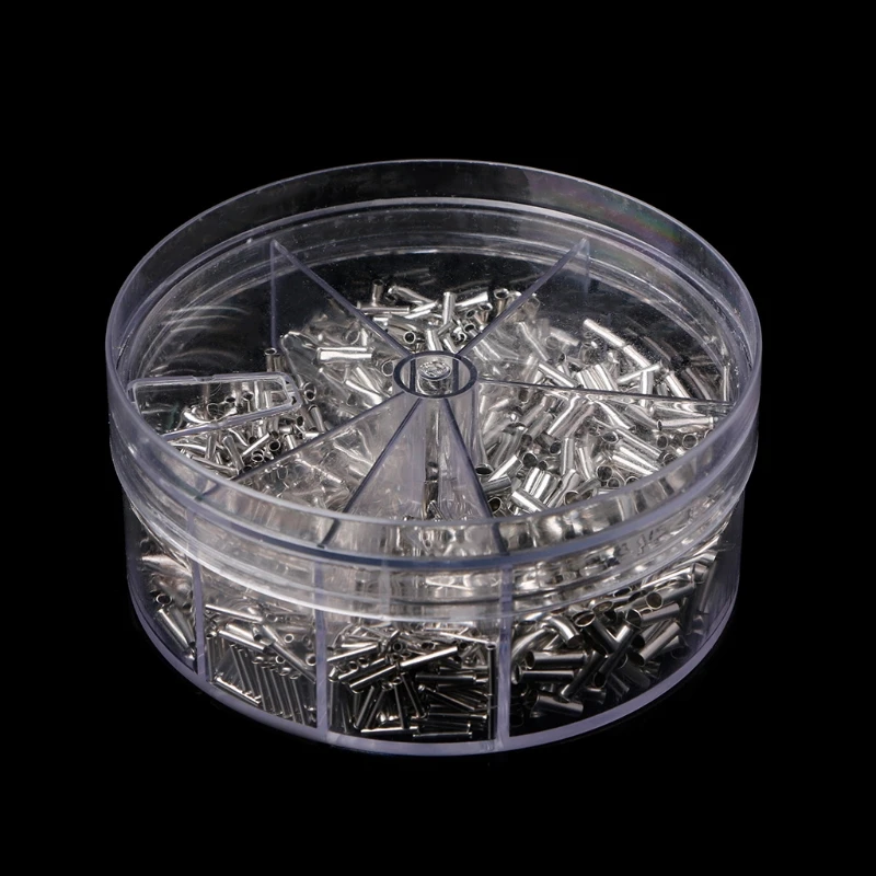 

1900 Pcs Copper Crimp Wire Linker Cord End Terminals Electrical Set 0.5-2.5mm G88B