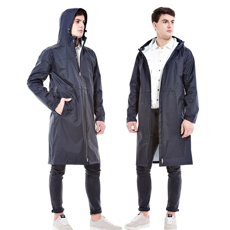 Длинный женский уличный дождевик унисекс Дождевик Пончо водостойкий для женщин