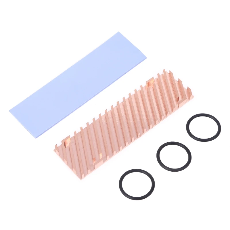 

Ultra Thin Pure Copper Heatsink Cooler Heat Sink SSD Thermal Pad for M.2 2280 PCI-E NVME