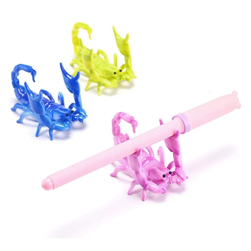

New Creative Cute Scorpion Model Pen Holder Weightlifting Scorpion Bracket Storage Rack Pen Rack Gift Stationery