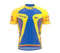 2022 aland islands more style summer cycling jersey team mens bike road mountain race tops riding bicycle wear bike clothing