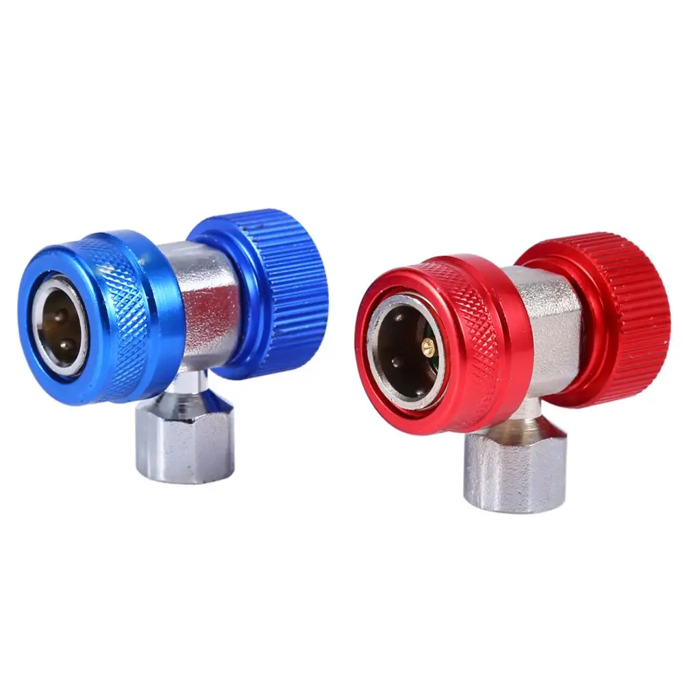 1 пара авто Freon R134A AC кондиционер регулируемая быстрая муфта хладагент Высокий
