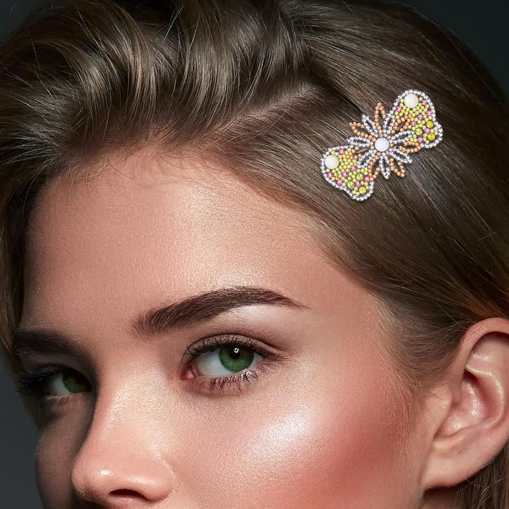3 шт. заколки для волос ручной работы с кристаллами|Алмазная мозаика и вышивка| |
