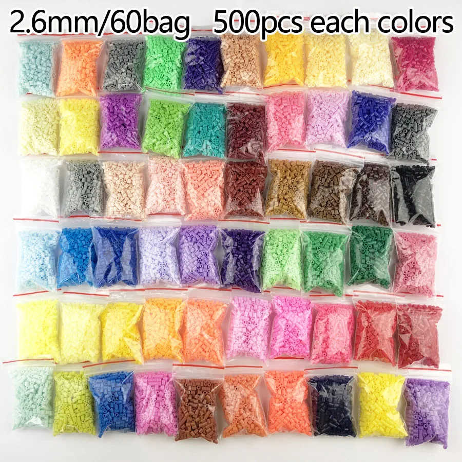 Миниатюрные бусины Hama 2 6 20-80 цветов PUPUKOU образовательная игрушка perler с плавкими